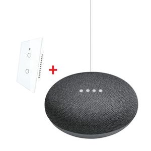 Google Nest Mini + Interruptor Smart 2 Comandos Smart Life