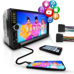 Central Multimídia Auto Mp5 Tela 7" Touch Screen Bluetooth