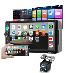 Central Multimídia Tela De 7" Bluetooth Usb + Câmera De Ré