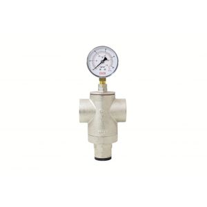 Válvula Redutora Pressão 2 Latão Ivm E Manômetro 150 Psi