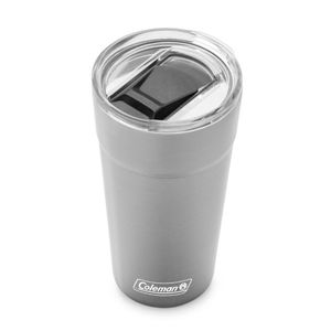 Copo Térmico Beer Com Tampa 600Ml Em Aço Inox Coleman Cinza