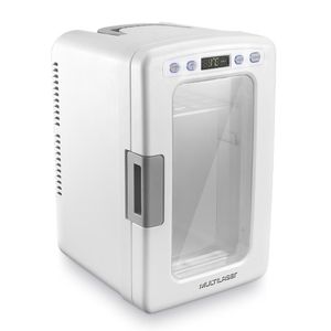 Mini Geladeira 10l Branca Painel Led Trivolt Com Cabo Branco