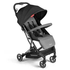Carrinho Compacto Oppa 0-15kgs Preto Com Cinza