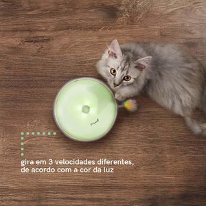 Brinquedo Eletrônico Interativo Para Gato Mimo Branco