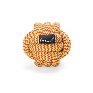 Brinquedo Para Cães Bolinha De Corda (p) Mimo Pp100 Preto P