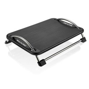 Descanso Multilaser De Pés Ergonômico Reclinável Preto Preto