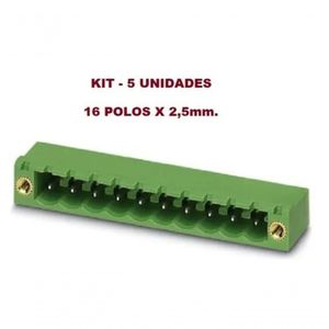 5Pcs Caixa P. C. I. 16Polos Mstb 2,5/16-Gf Phoenix 1776838