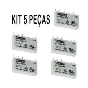 5 Pcs Relé Rel-Mr-24Dc/21 24Vdc - Phoenix Contact 2961105