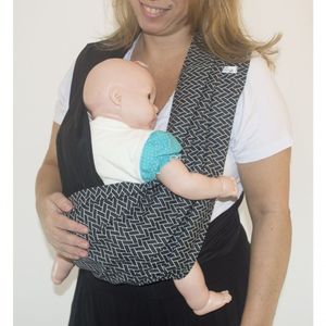 Canguru Piêpaô Fast Tijolinho Preto + Preto Tamanho M