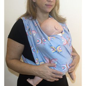 Canguru Piêpaô Fast Wrap Borboletas Tamanho Gg