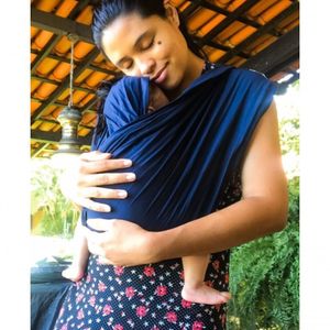 Sling Canguru Piepao Fast Wrap Sling: Fastsling - Azul Marinho Tamanho P