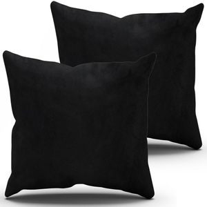 Kit Almofadas Preta 43X43Cm Cada