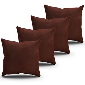 Kit Almofadas Marrom 43X43Cm Cada