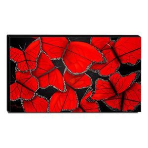 Quadro De Pintura Borboletas 70X120Cm-1636