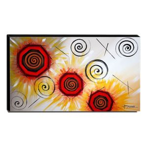 Quadro De Pintura Abstrato 70X120Cm-1681