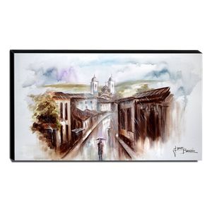 Quadro De Pintura Ouro Preto 70X120Cm-1632