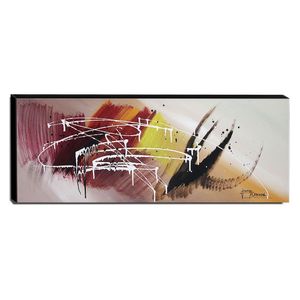 Quadro De Pintura Abstrato 40X105Cm-1683