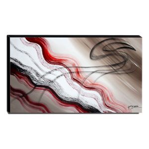 Quadro De Pintura Abstrato 70X120Cm-1680