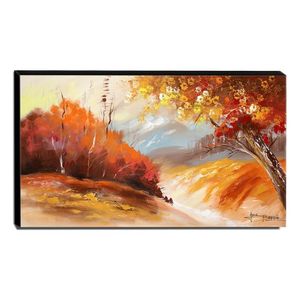 Quadro De Pintura Paisagem 70X120Cm-1507