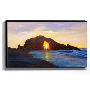 Quadro De Pintura Jericoacoara 60X100Cm-1803