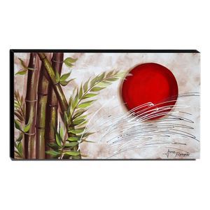 Quadro De Pintura Oriental 60X105Cm-1578