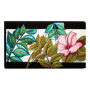Quadro De Pintura Floral 60X105Cm-1308