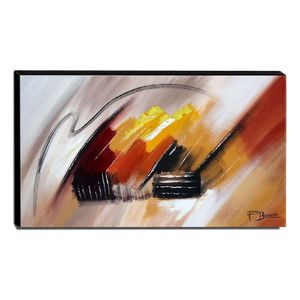 Quadro De Pintura Abstrato 60x105cm-1653