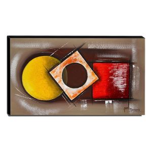 Quadro De Pintura Abstrato 60x105cm-1650