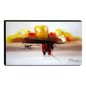 Quadro De Pintura Abstrato 60x105cm-1625