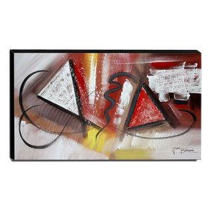 Quadro De Pintura Abstrato 70x120cm-1635
