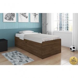 Cama Solteiro Camila Malbec Framar Móveis