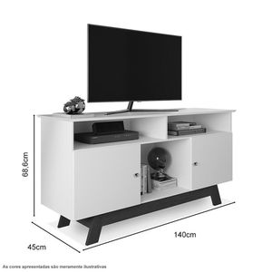 Rack Com Nichos Porto Branco Luapa