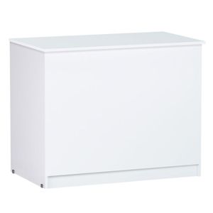 Baú Multiuso Amanda Big Retangular 95X56Cm Branco
