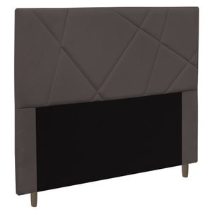 Cabeceira Cama Box Casal Queen Size Mali 160Cm Marrom