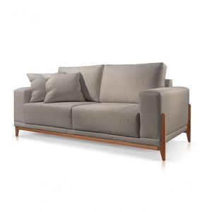 Sofá 3 Lugares Fixo Living Bellagio Linho Cinza 07t 2,3m