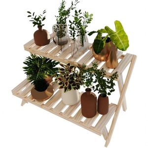 Jardim Suspenso Artificial 2 Prateleiras Dobraveis