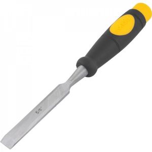 Formão Chanfrado Com Cabo Em Pvc 7/8" Vonder - Caixa Com 2 Unidade