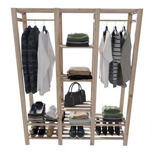 Porta Calçados 100% Pinus Moderno Para Dispensa
