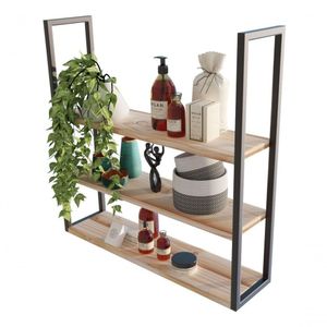Icho Organizador De Madeira 80cm Para Cozinha De Teto