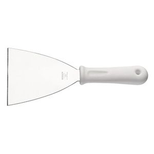Espátula Raspadora Brinox Precision Em Aço Inox 12cm Branco e Inox