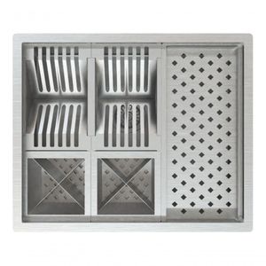 Calha Inox Pia Cozinha Gourmet Inox Escovado De Inox