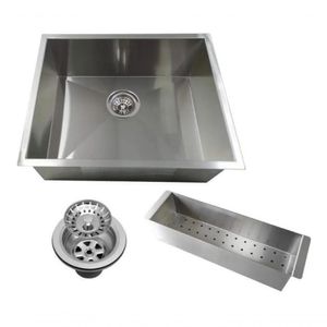 Pia Cuba Aço Inox C/ Escorredor 60X40 P/ Cozinha