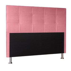 Cabeceira Roma 90 Cm Cama Box Solteiro Suede Rose