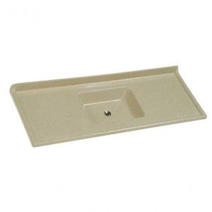 Pia Cozinha 150x055cm Rorato Sintética Travertino