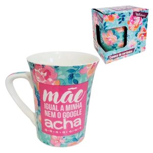 Caneca De Cerâmica Muddy Mãe Google 320ml Wellmix