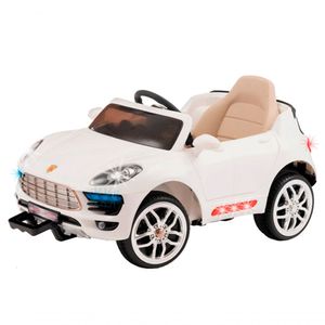 Carro Eletrico Infantil Com Som Car One Ps Branco Biemme