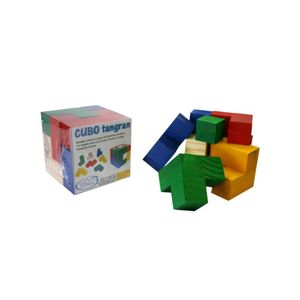 Cubo De Encaixe Tangram Tridimensional - Artyara