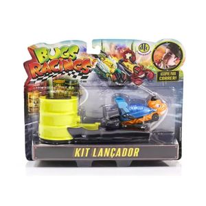 Veículo E Pista Com Lançador Bugs Racing Dash - Dtc