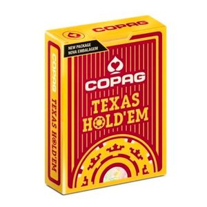 Baralho 100% Plástico Texas Holdem - Copag