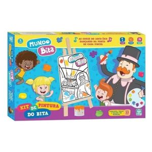Kit De Pintura Mundo Bita Em Madeira - Nig Brinquedos